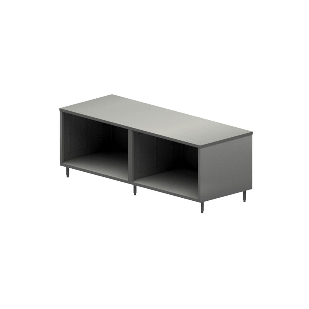 BK Resources CST-3084 30" x 84" Stainless Steel Cabinet Base Chef Table