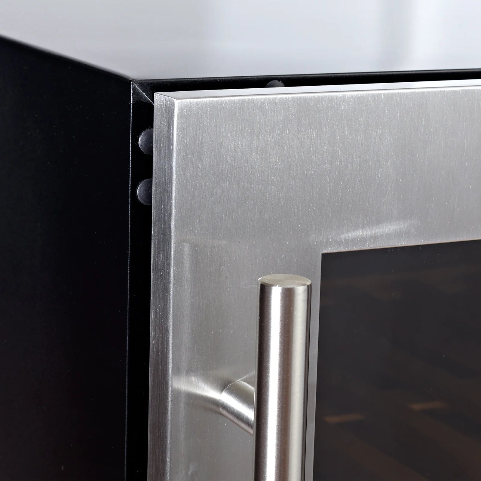 KingsBottle Tall Dual Zone Upright Wine Cooler | Low-E Glass & Silent Cooling KBU425DX-FG RHH