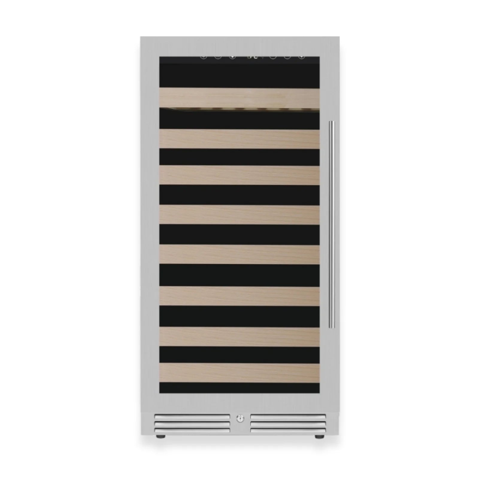KingsBottle 47-Inch Height Single Zone Wine Cooler with Low-E Glass Door KBU265WX-FG RHH
