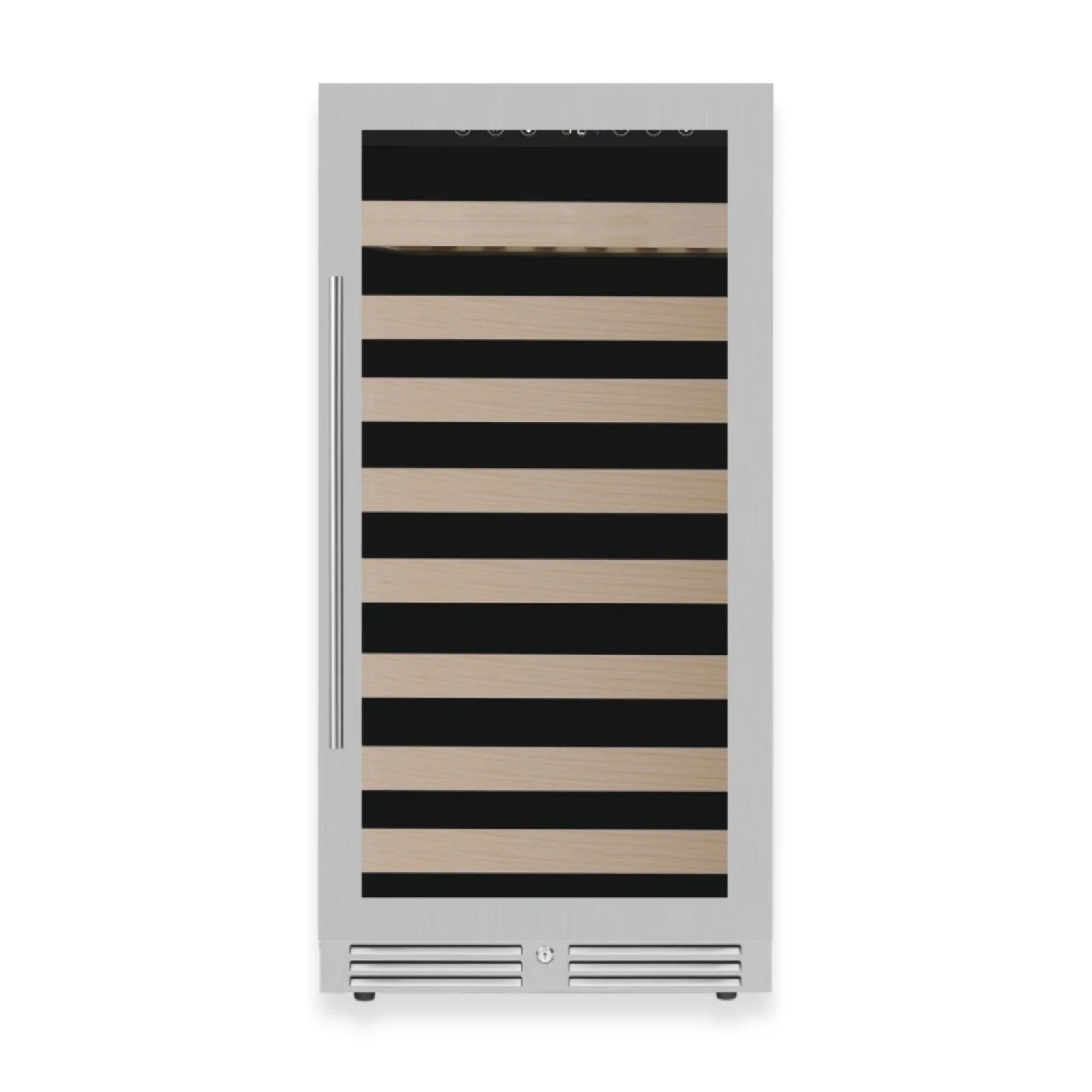 KingsBottle 47-Inch Height Single Zone Wine Cooler with Low-E Glass Door KBU265WX-FG RHH