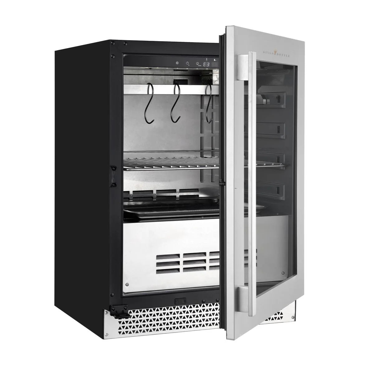 KingsBottle Upright Dry‑Aging Refrigerator (Large Capacity) KBU180SA-SS RHH