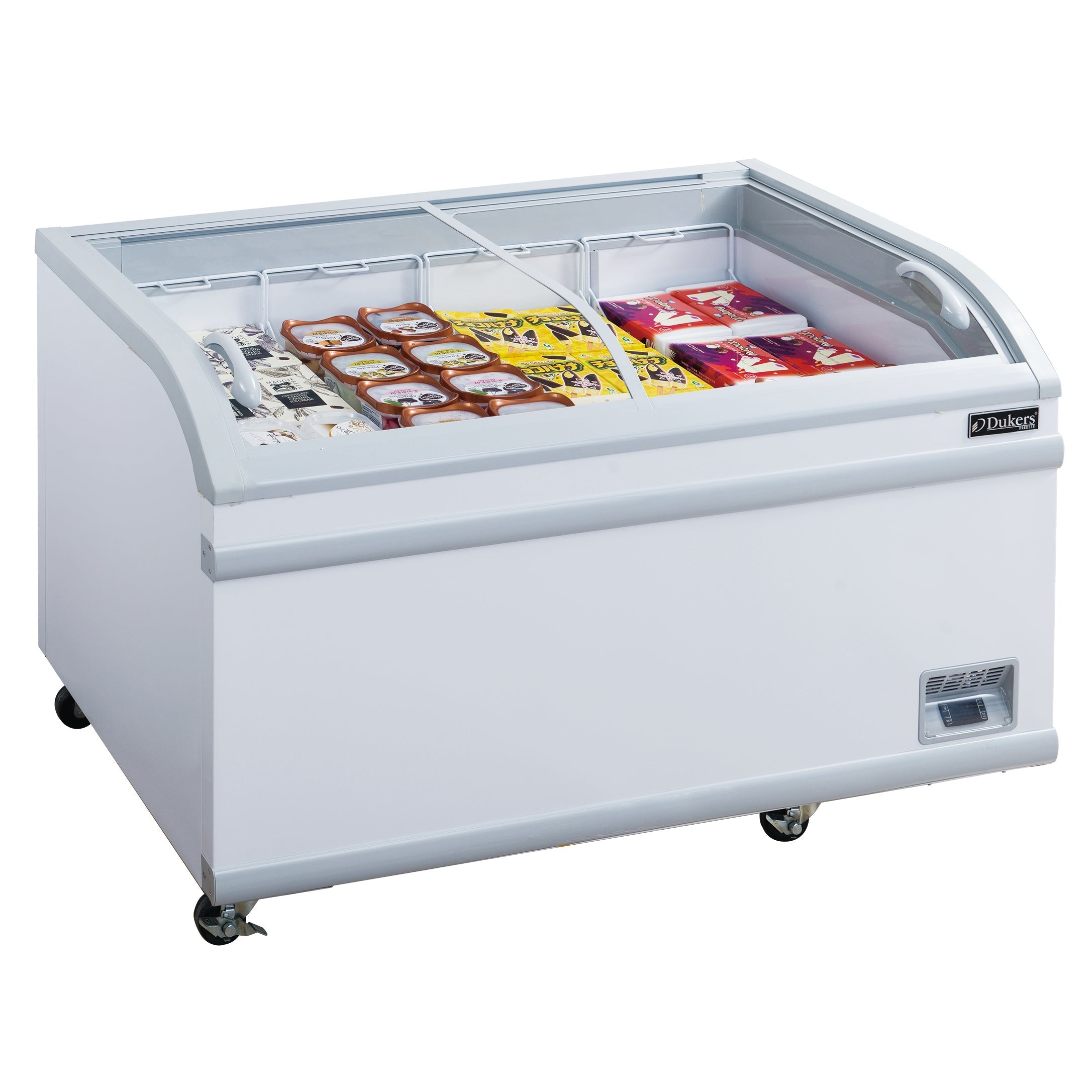 Dukers WD-500Y 18 cu ft Chest Freezer Curved Sliding Lid